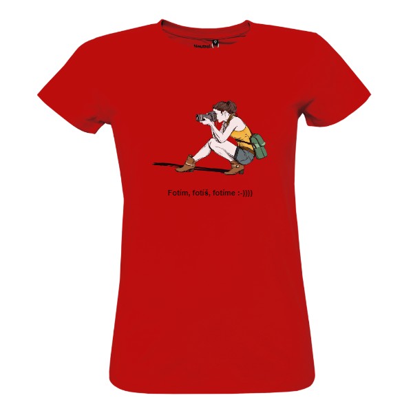 Tričko s potiskem Fotografka