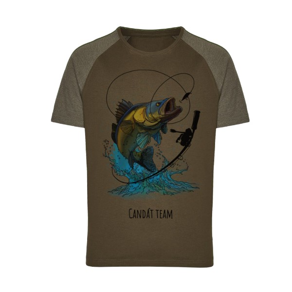 Tričko s potlačou Rybářské triko Candát team