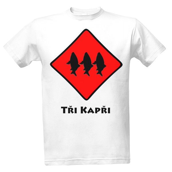 Tričko s potiskem Tři Kapři